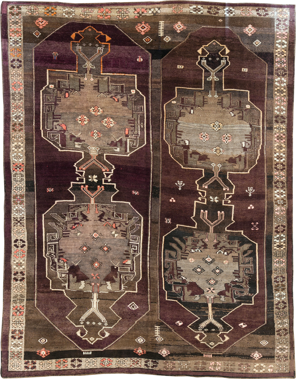 Vintage Turkish Anatolian Large Room Size Carpet, No.31269 - Staging