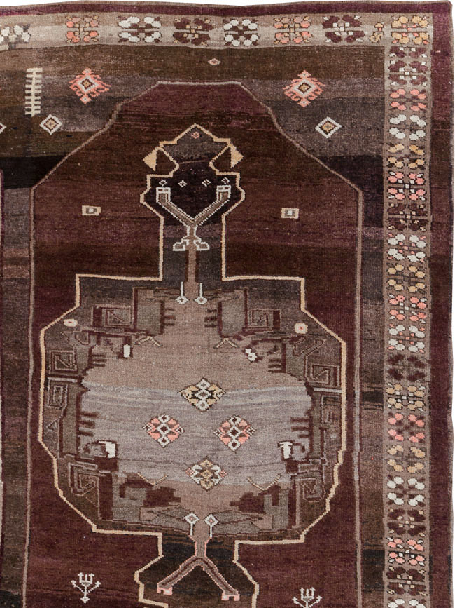 Vintage Turkish Anatolian Large Room Size Carpet, No.31269 - Staging