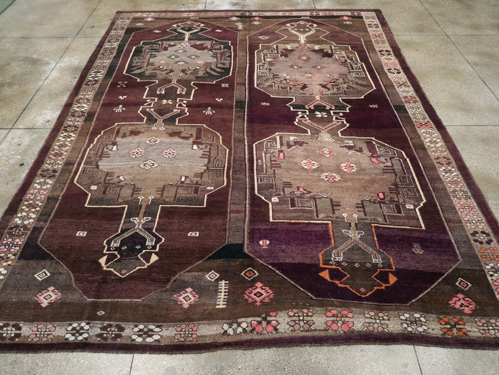 Vintage Turkish Anatolian Large Room Size Carpet, No.31269 - Staging