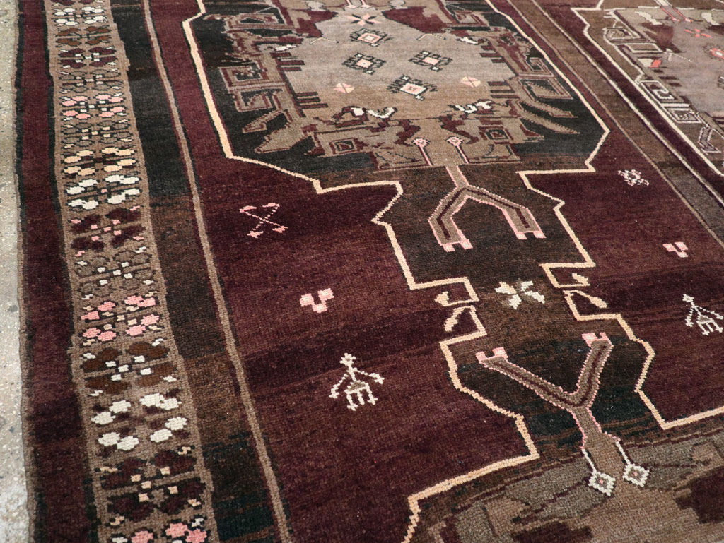 Vintage Turkish Anatolian Large Room Size Carpet, No.31269 - Staging