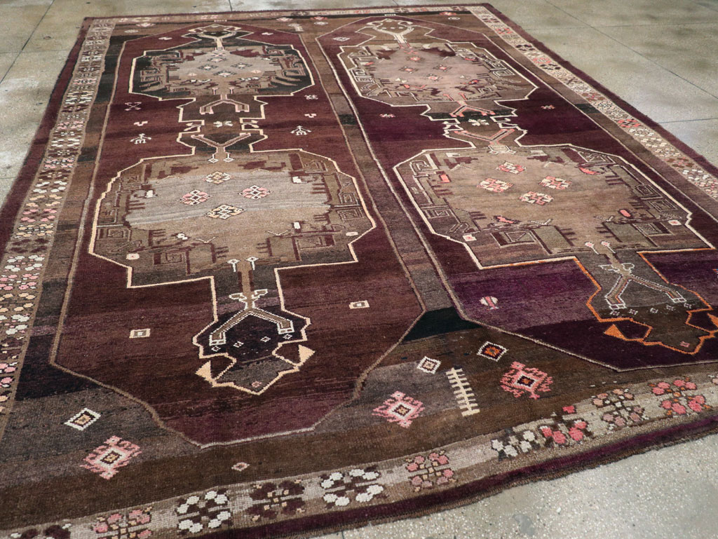 Vintage Turkish Anatolian Large Room Size Carpet, No.31269 - Staging