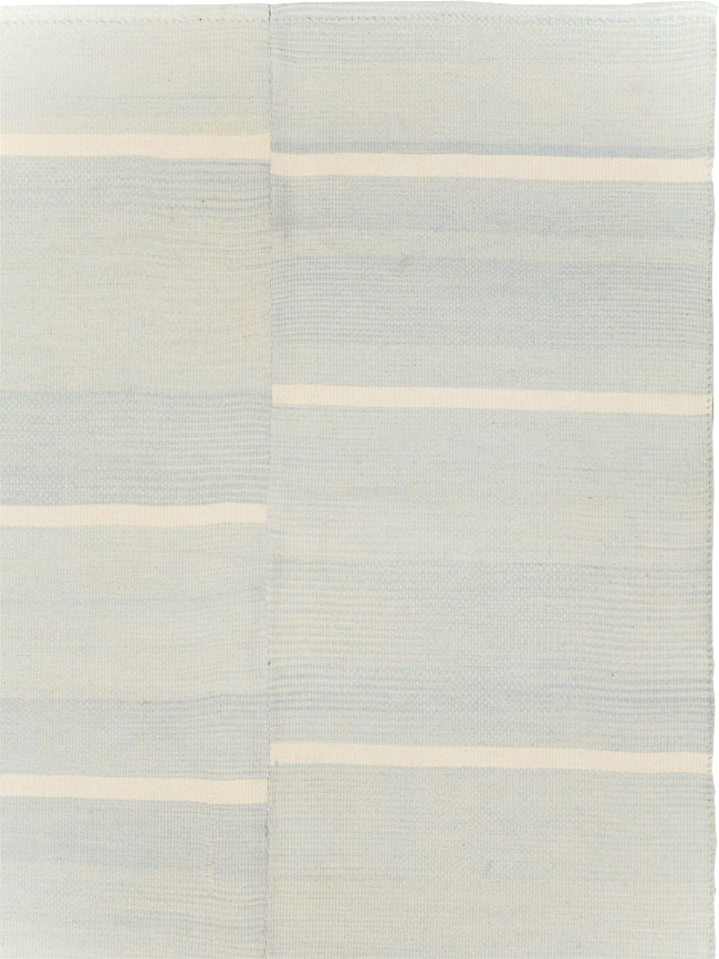 Contemporary Turkish Flatweave Kilim Room Size Carpet, No.31277 - Staging