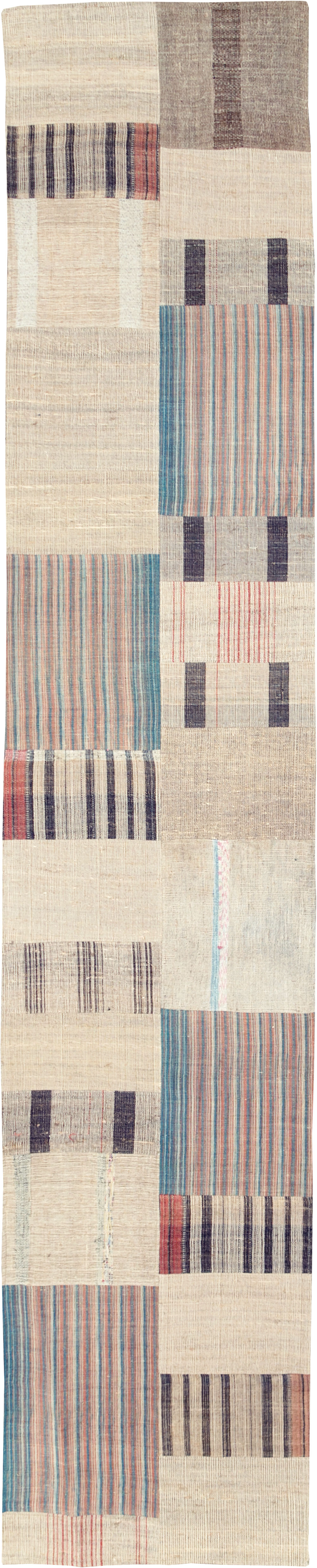 Vintage Turkish Flatweave Runner, No.31310 - Staging