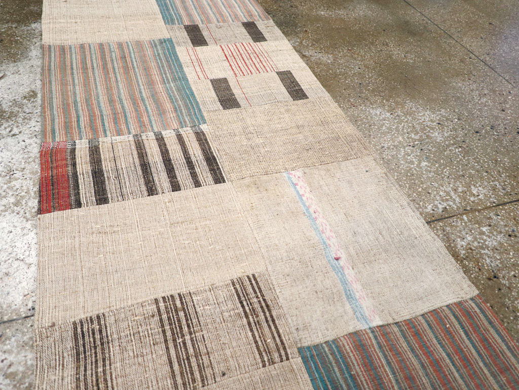 Vintage Turkish Flatweave Runner, No.31310 - Staging