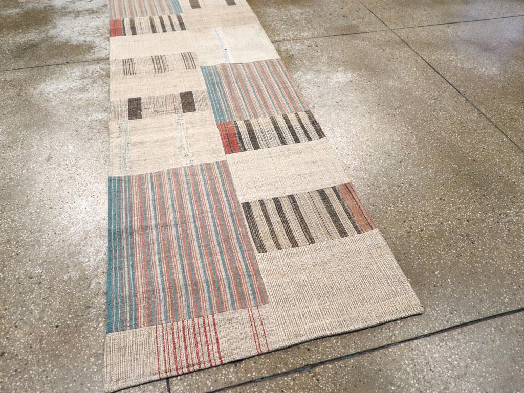 Vintage Turkish Flatweave Runner, No.31310 - Staging