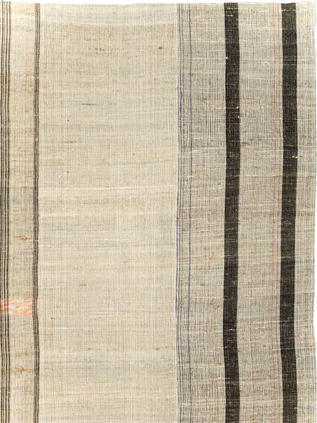 Vintage Turkish Flatweave Kilim Room Size Carpet, No.31313 - Staging