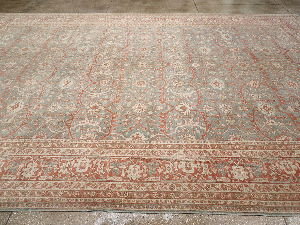 Vintage Turkish Sivas Large Room Size Carpet, No.31317 - Staging