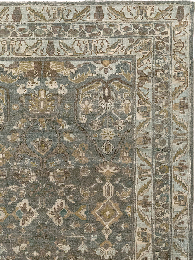 Antique Persian Malayer Wide Gallery Runner, No.31341 - Staging
