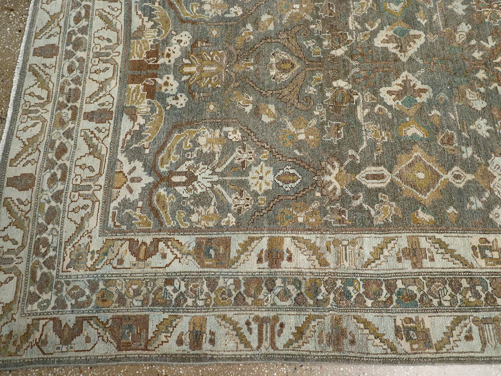 Antique Persian Malayer Wide Gallery Runner, No.31341 - Staging