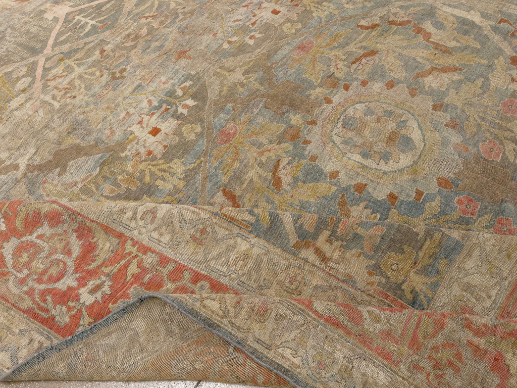 Antique Persian Bidjar Oversize Carpet, No.31358 - Staging