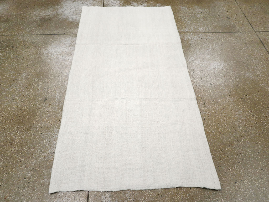 Vintage Turkish Flatweave Kilim Throw Rug, No.31362 - Staging