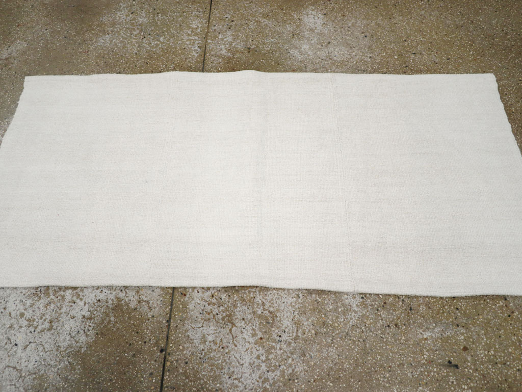 Vintage Turkish Flatweave Kilim Throw Rug, No.31363 - Staging