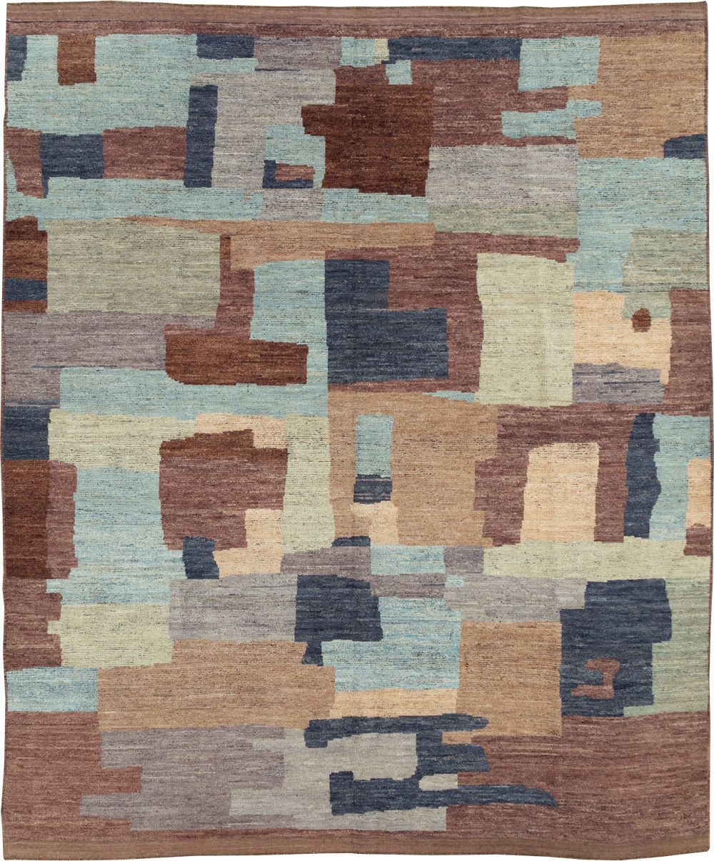 Contemporary Turkish Room Size Carpet, No.31377 - Staging