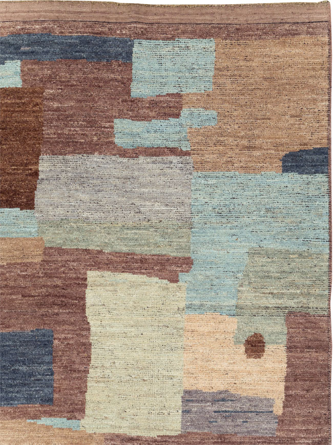 Contemporary Turkish Room Size Carpet, No.31377 - Staging