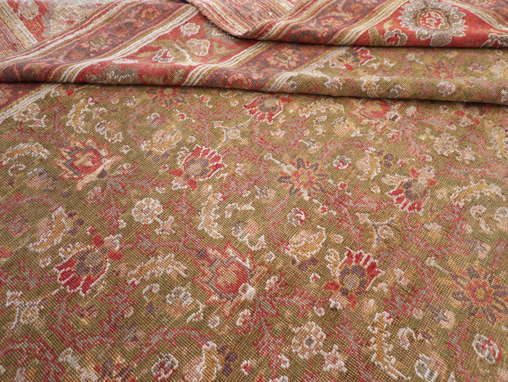Antique Turkish Herekeh Large Carpet, No.31379 - Staging