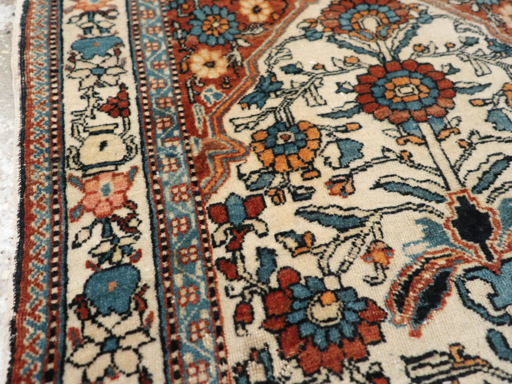 Antique Persian Tabriz Rug, No.31408 - Staging