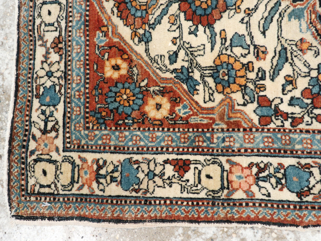 Antique Persian Tabriz Rug, No.31408 - Staging