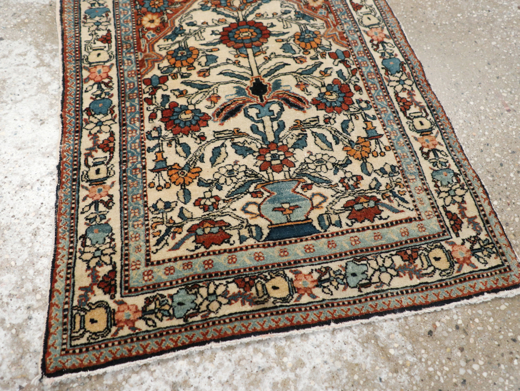 Antique Persian Tabriz Rug, No.31408 - Staging