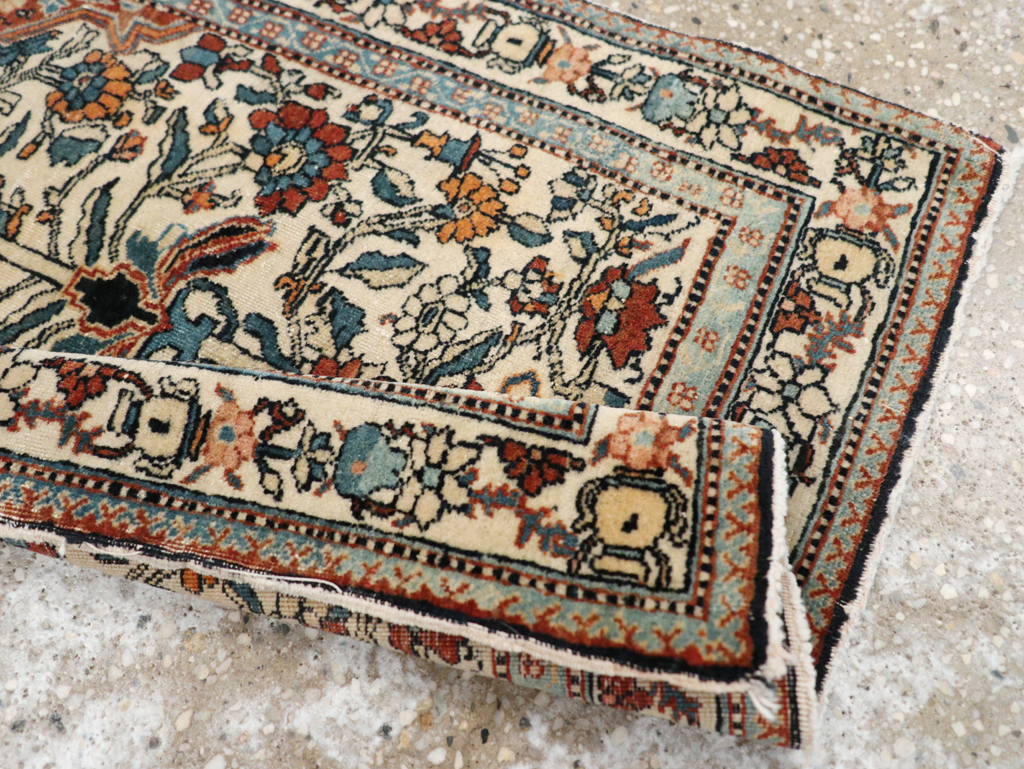 Antique Persian Tabriz Rug, No.31408 - Staging