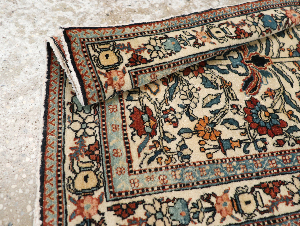 Antique Persian Tabriz Rug, No.31408 - Staging