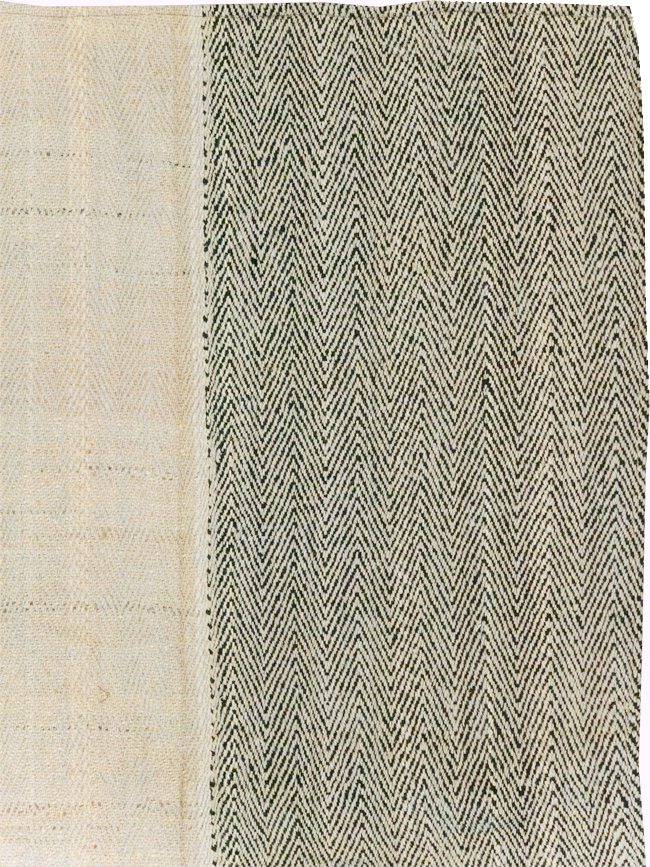 Modern Turkish Flatweave Accent Rug, No.31414 - Staging