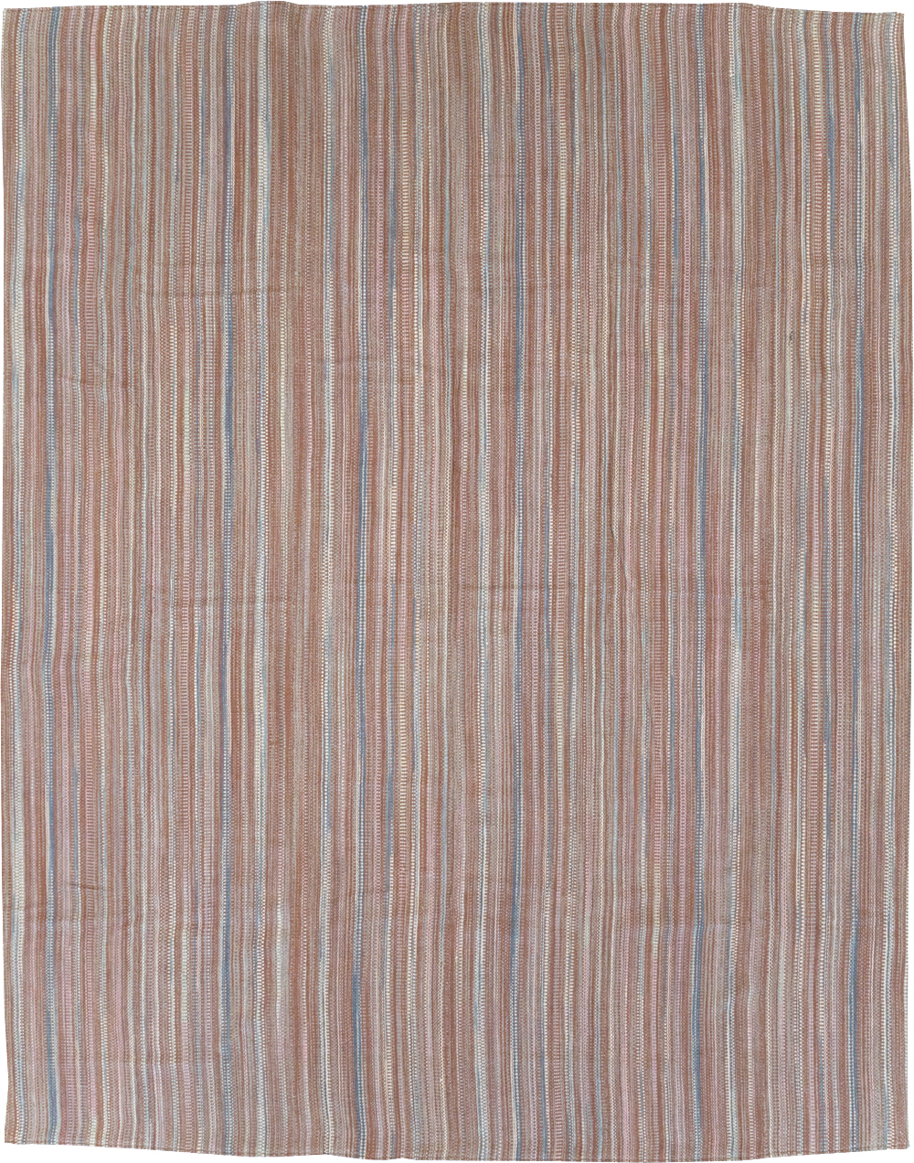 Modern Turkish Flatweave Room Size Carpet, No.31425 - Staging