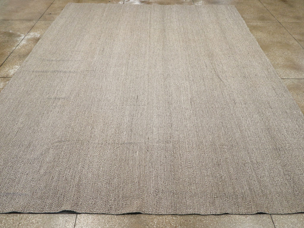 Vintage Turkish Flatweave Kilim Room Size Carpet, No.31428 - Staging