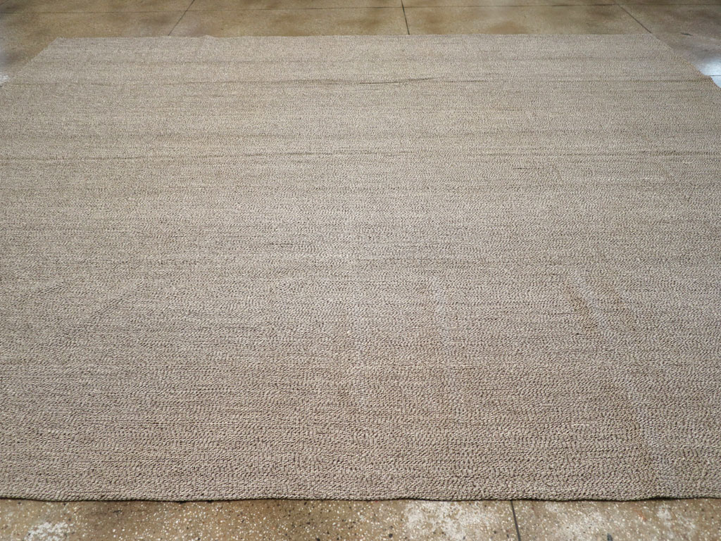 Vintage Turkish Flatweave Kilim Room Size Carpet, No.31428 - Staging
