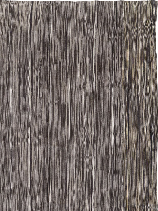 Modern Turkish Flatweave Large Carpet, No.31430 - Staging