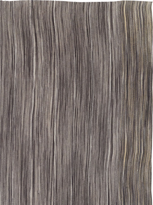 Modern Turkish Flatweave Large Carpet, No.31430 - Staging