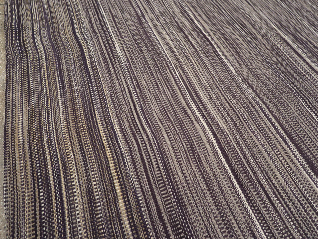 Modern Turkish Flatweave Large Carpet, No.31430 - Staging