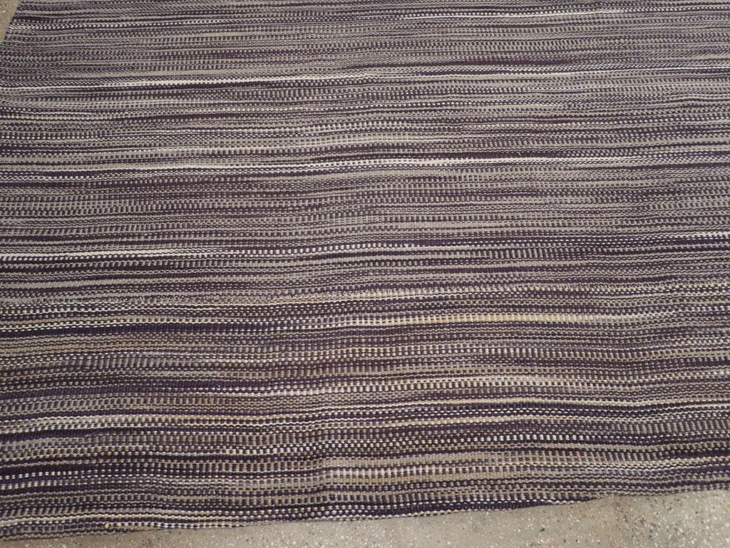 Modern Turkish Flatweave Large Carpet, No.31430 - Staging
