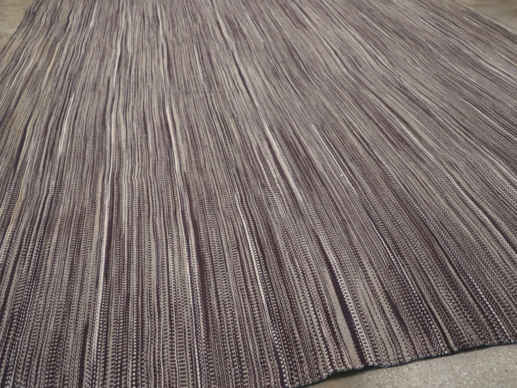 Modern Turkish Flatweave Large Carpet, No.31430 - Staging
