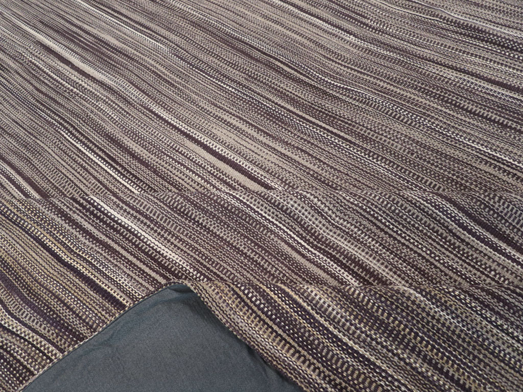 Modern Turkish Flatweave Large Carpet, No.31430 - Staging