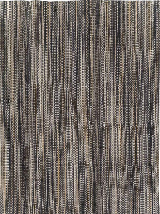 Modern Turkish Flatweave Room Size Carpet, No.31432 - Staging