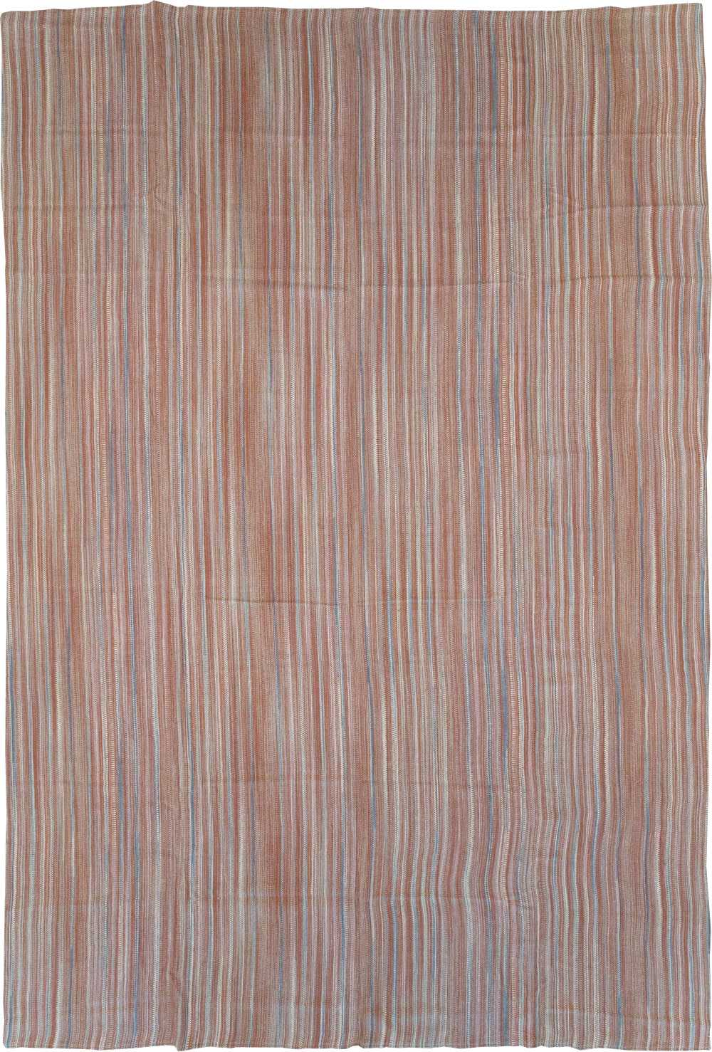 Modern Turkish Flatweave Large Carpet, No.31433 - Staging