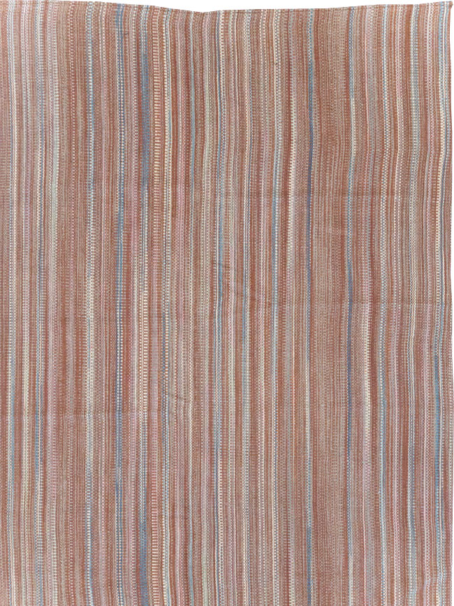 Modern Turkish Flatweave Large Carpet, No.31433 - Staging