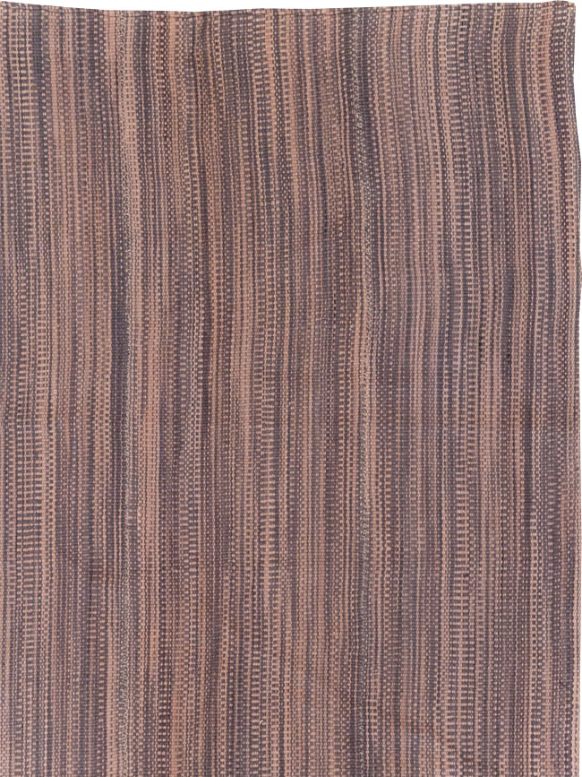 Modern Turkish Flatweave Room Size Carpet, No.31434 - Staging