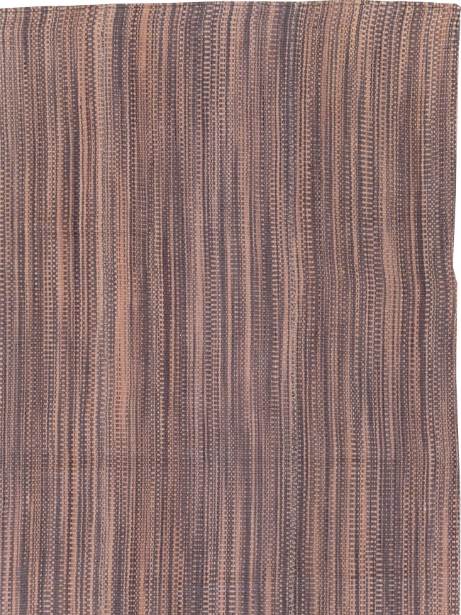 Modern Turkish Flatweave Room Size Carpet, No.31434 - Staging