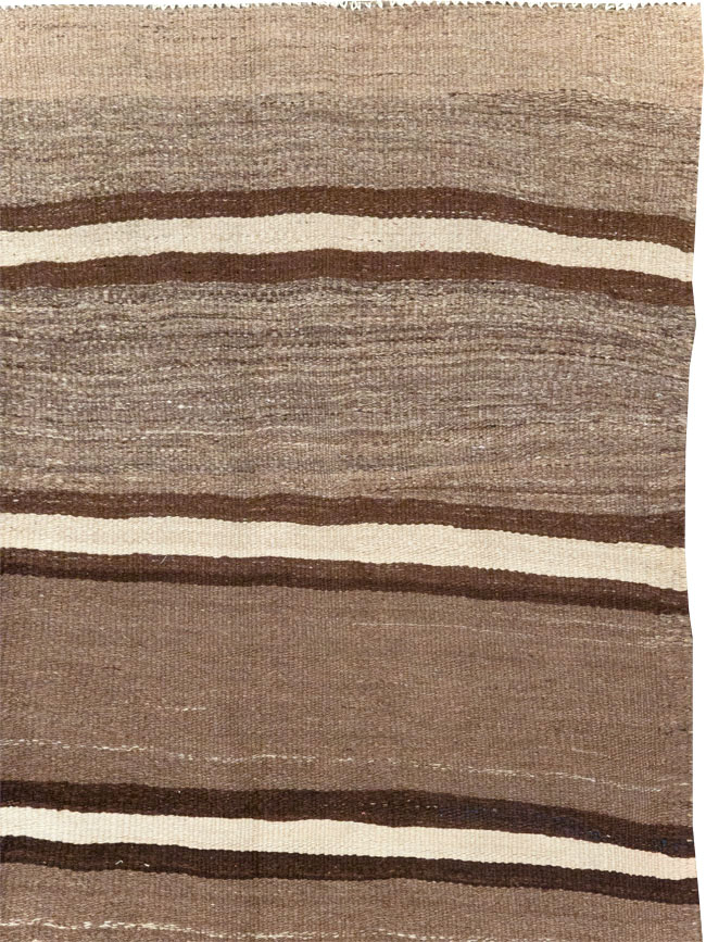 Vintage Persian Kilim Gallery Rug, No.31437 - Staging