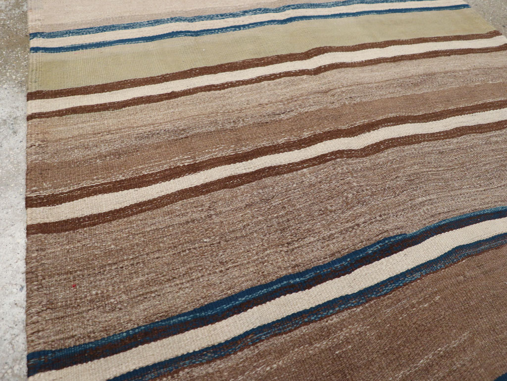 Vintage Persian Kilim Gallery Rug, No.31437 - Staging