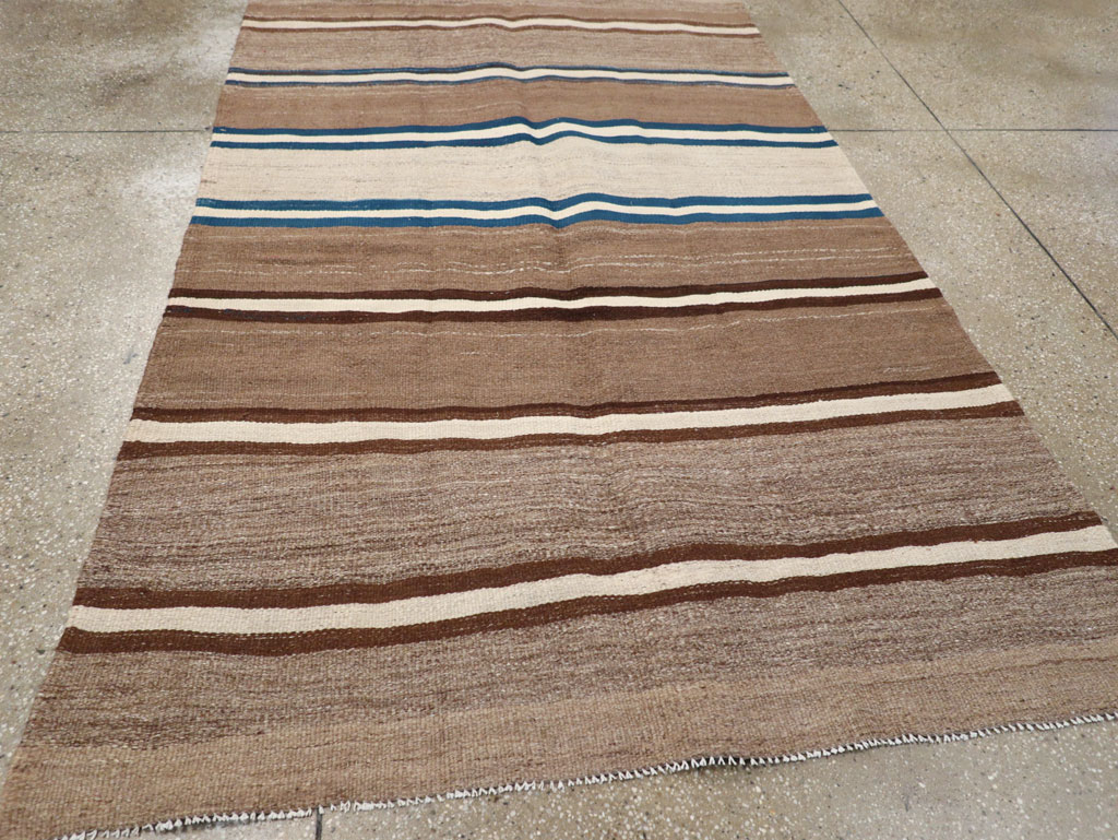 Vintage Persian Kilim Gallery Rug, No.31437 - Staging