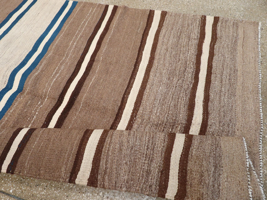 Vintage Persian Kilim Gallery Rug, No.31437 - Staging