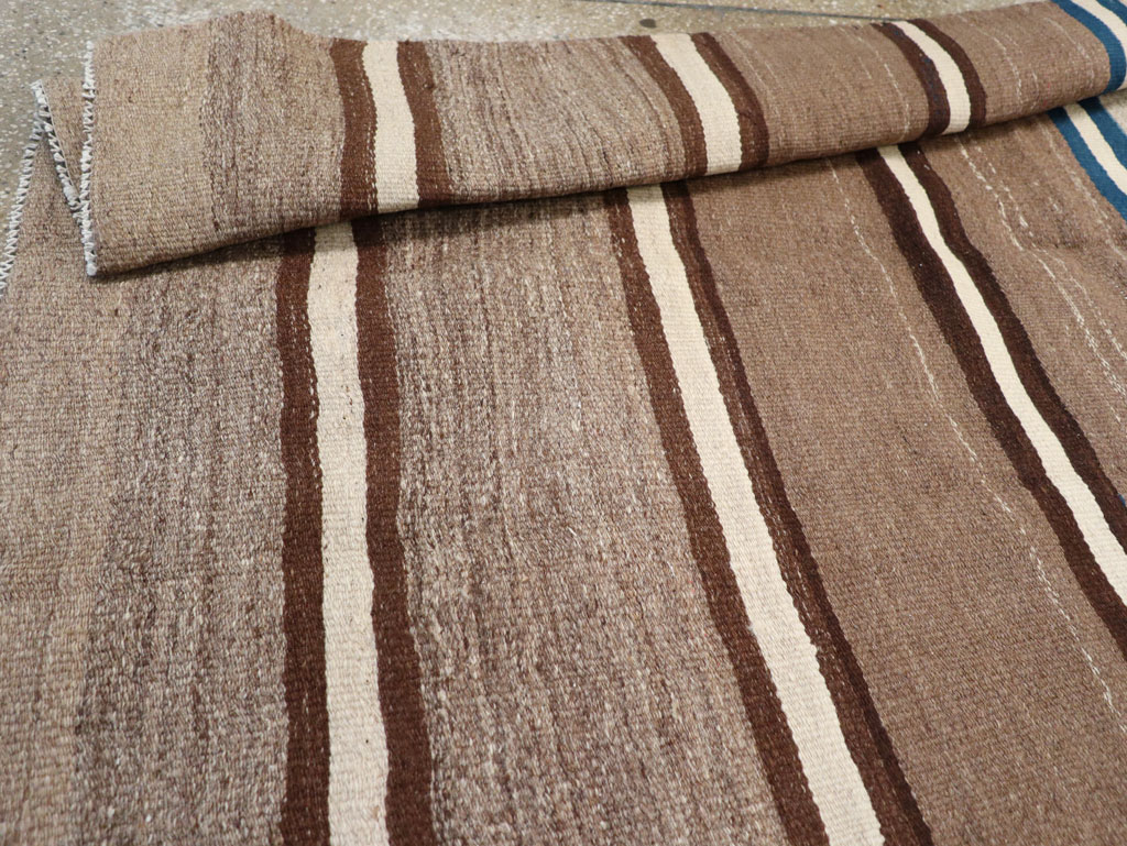 Vintage Persian Kilim Gallery Rug, No.31437 - Staging