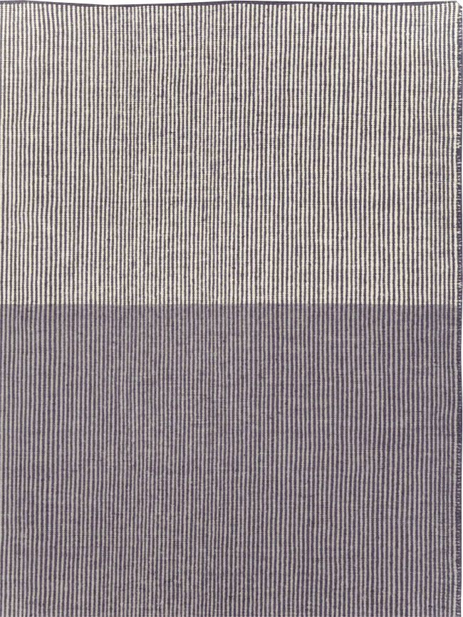 Contemporary Turkish Flatweave Room Size Carpet, No.31447 - Staging