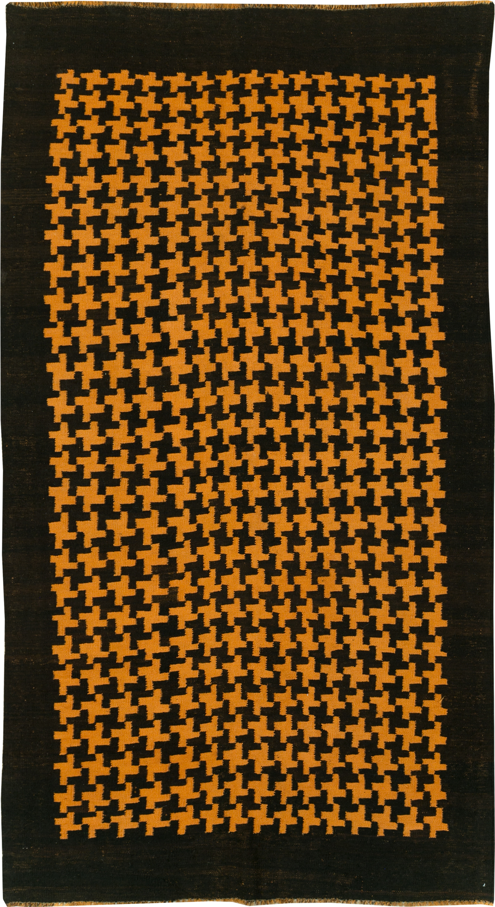 Vintage Moroccan Flatweave Gallery Rug, No.31448 - Staging