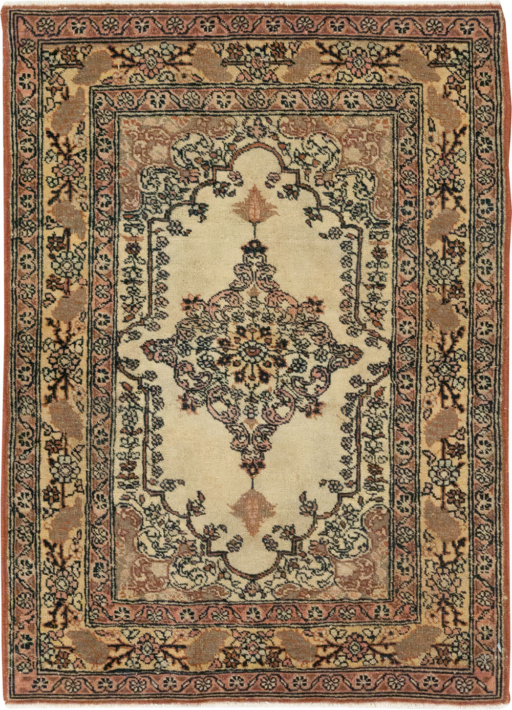 Antique Persian Tabriz Haji Jalili Rug, No.31450 - Staging