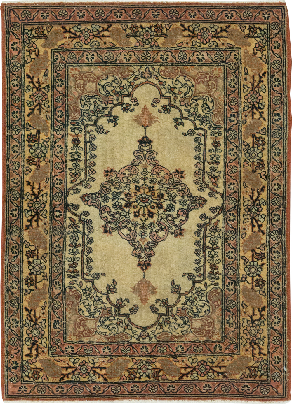 Antique Persian Tabriz Haji Jalili Rug, No.31450 - Staging