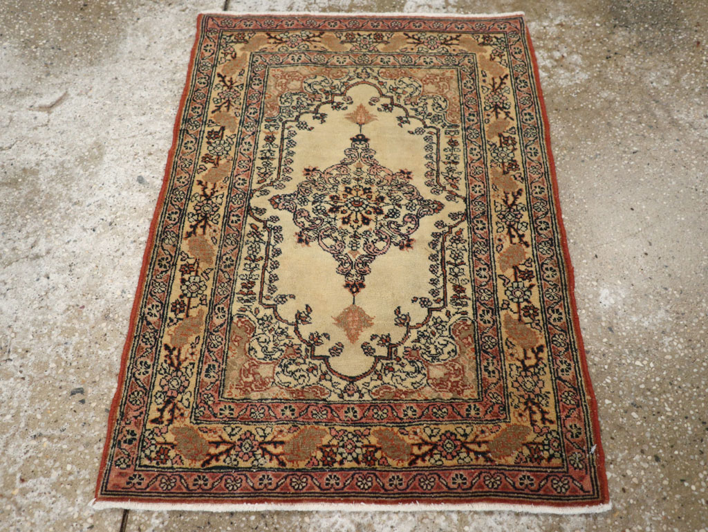 Antique Persian Tabriz Haji Jalili Rug, No.31450 - Staging