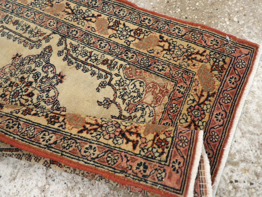 Antique Persian Tabriz Haji Jalili Rug, No.31450 - Staging